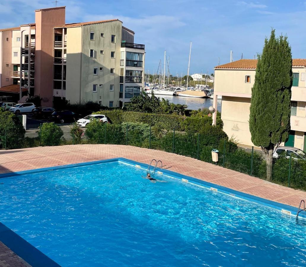 Studio Face A La Mer 4 Couchages - Gratuits Piscine Tennis Et Un Parking Prive Rare Et Tres Utile - Vue Magnifique Sur La Mer - Agreable En Toutes Saisons Ile Des Pecheurs - La Brigantine - Emplacement Et Vue Rares Au Cap D'Agde Zewnętrze zdjęcie
