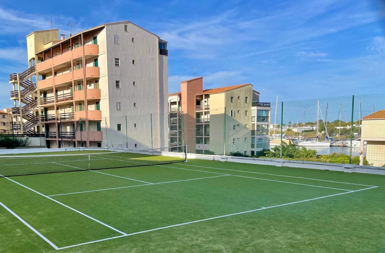 Studio Face A La Mer 4 Couchages - Gratuits Piscine Tennis Et Un Parking Prive Rare Et Tres Utile - Vue Magnifique Sur La Mer - Agreable En Toutes Saisons Ile Des Pecheurs - La Brigantine - Emplacement Et Vue Rares Au Cap D'Agde Zewnętrze zdjęcie